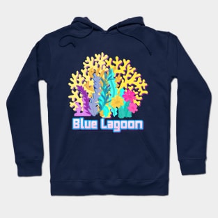 Blue Lagoon, The Story of the Sea, coral reefs Hoodie